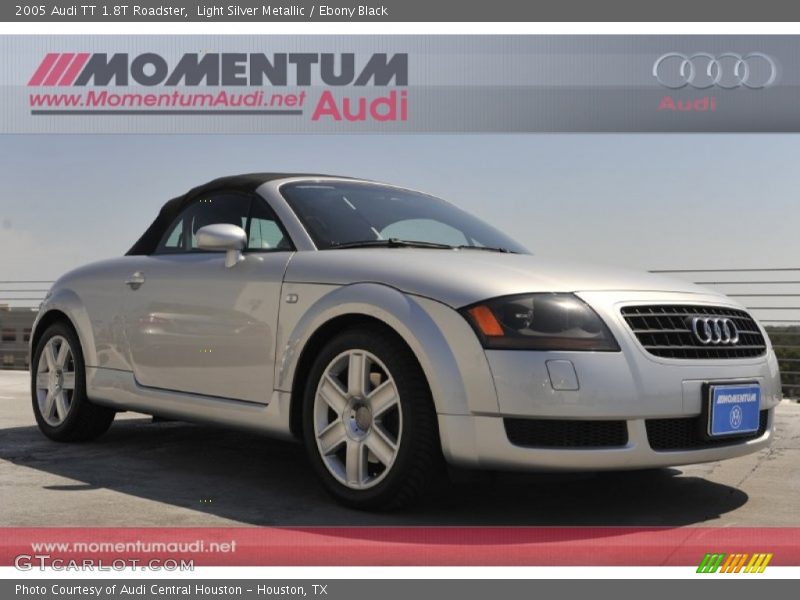 Light Silver Metallic / Ebony Black 2005 Audi TT 1.8T Roadster