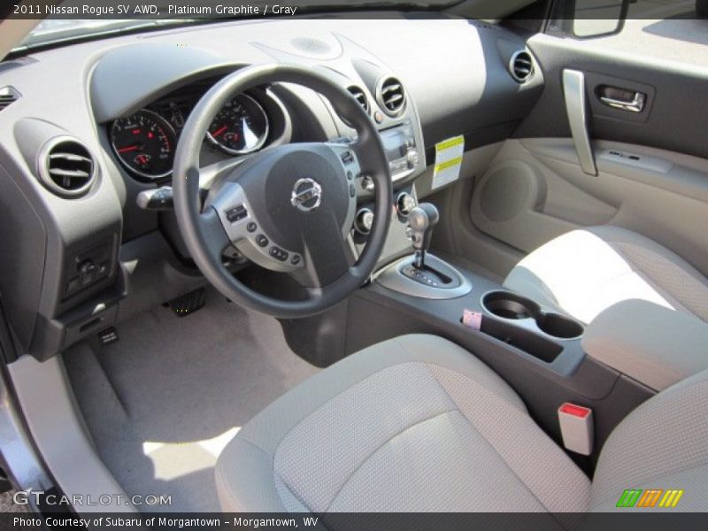 Platinum Graphite / Gray 2011 Nissan Rogue SV AWD