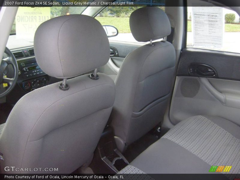 Liquid Grey Metallic / Charcoal/Light Flint 2007 Ford Focus ZX4 SE Sedan