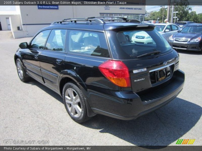 Obsidian Black Pearl / Taupe 2005 Subaru Outback 3.0 R L.L. Bean Edition Wagon