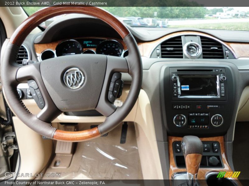 Dashboard of 2012 Enclave AWD