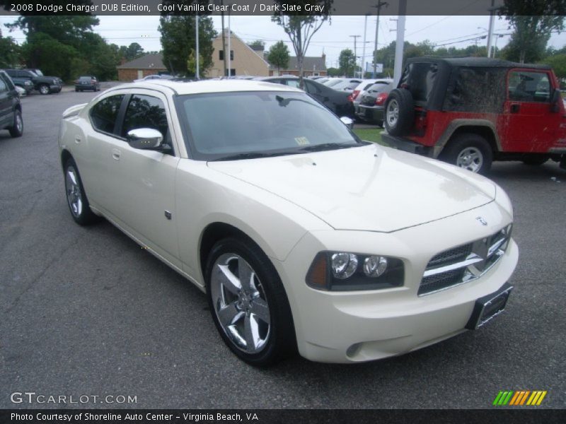 Cool Vanilla Clear Coat / Dark Slate Gray 2008 Dodge Charger DUB Edition