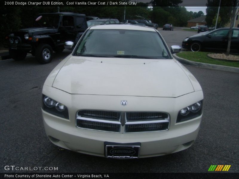 Cool Vanilla Clear Coat / Dark Slate Gray 2008 Dodge Charger DUB Edition