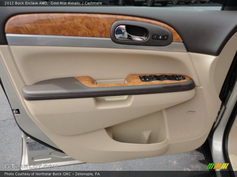 Door Panel of 2012 Enclave AWD
