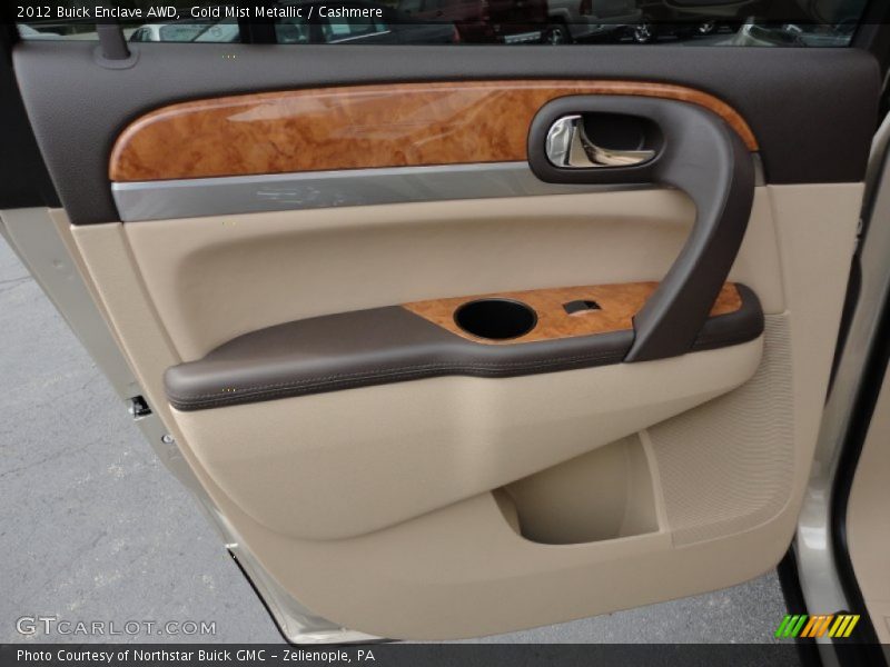 Door Panel of 2012 Enclave AWD