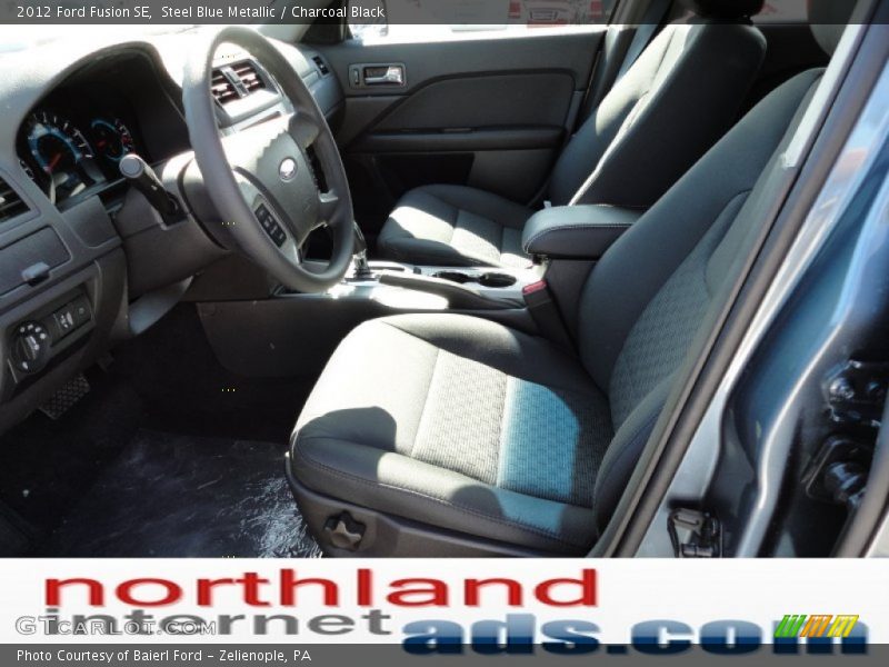 Steel Blue Metallic / Charcoal Black 2012 Ford Fusion SE