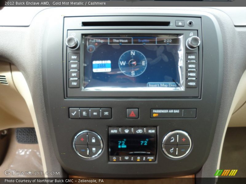 Gold Mist Metallic / Cashmere 2012 Buick Enclave AWD