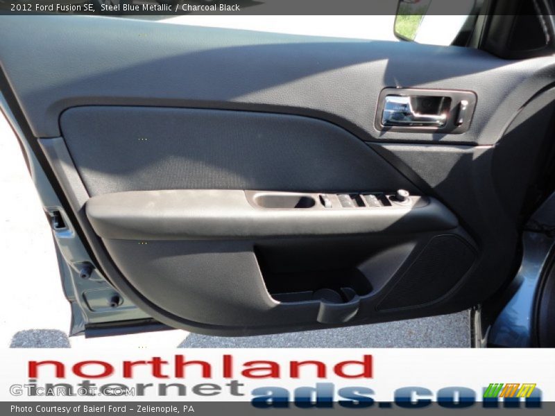 Steel Blue Metallic / Charcoal Black 2012 Ford Fusion SE