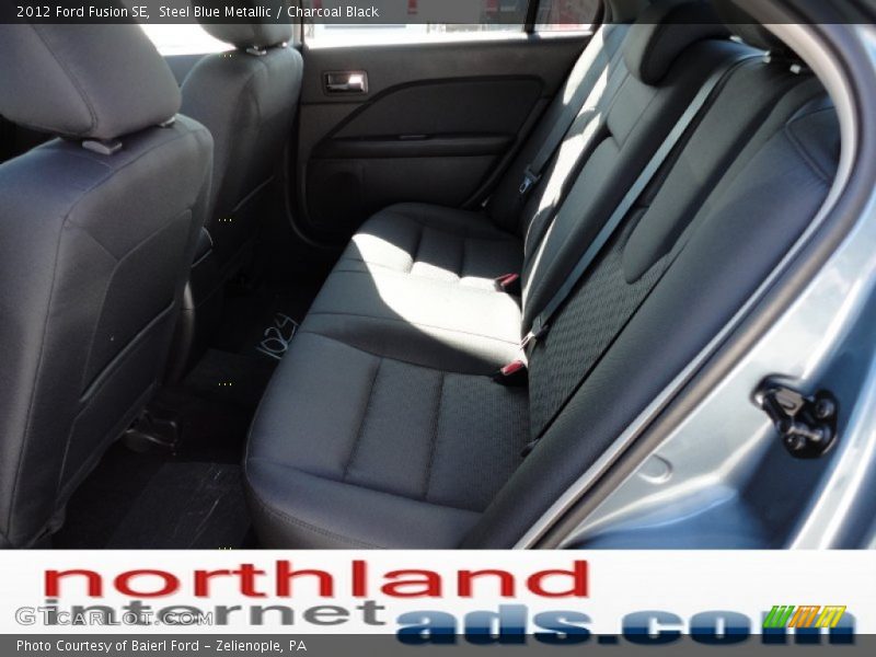 Steel Blue Metallic / Charcoal Black 2012 Ford Fusion SE