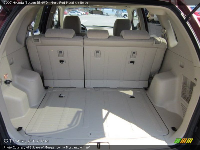 Mesa Red Metallic / Beige 2007 Hyundai Tucson SE 4WD