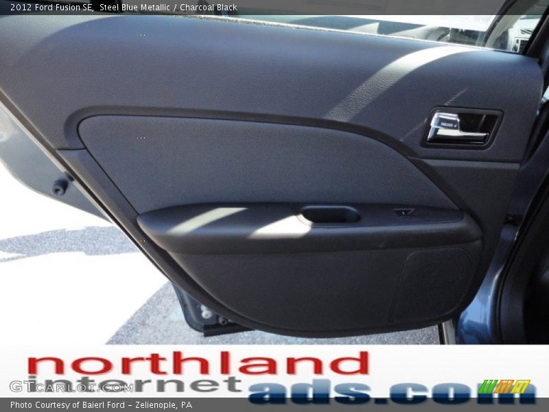 Steel Blue Metallic / Charcoal Black 2012 Ford Fusion SE