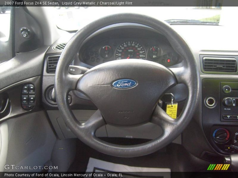 Liquid Grey Metallic / Charcoal/Light Flint 2007 Ford Focus ZX4 SE Sedan