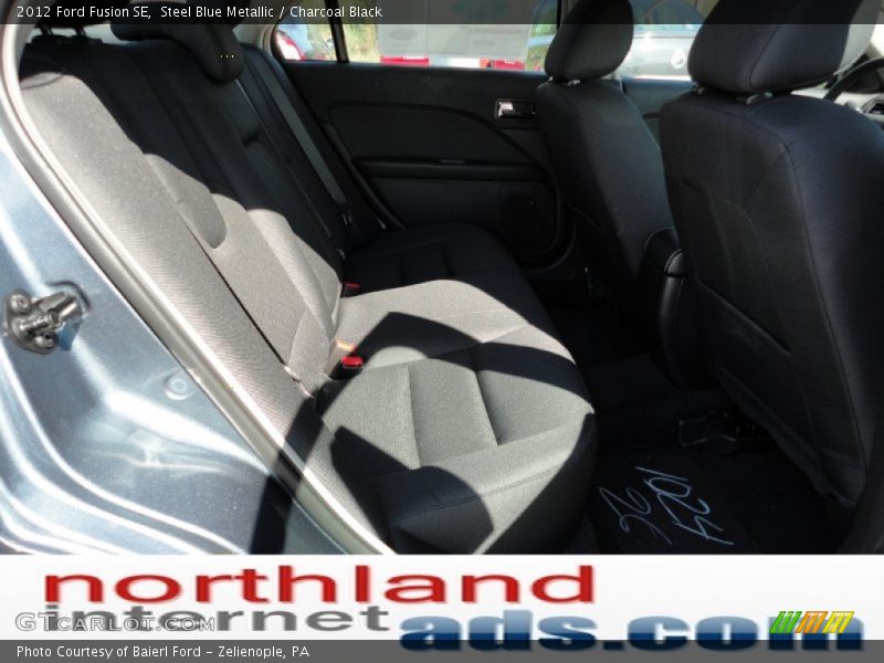 Steel Blue Metallic / Charcoal Black 2012 Ford Fusion SE
