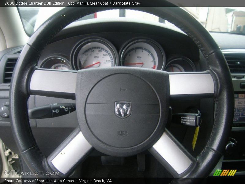 Cool Vanilla Clear Coat / Dark Slate Gray 2008 Dodge Charger DUB Edition