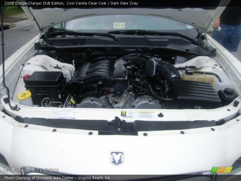 Cool Vanilla Clear Coat / Dark Slate Gray 2008 Dodge Charger DUB Edition