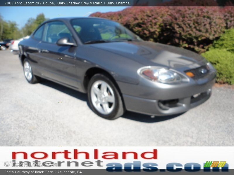 Dark Shadow Grey Metallic / Dark Charcoal 2003 Ford Escort ZX2 Coupe