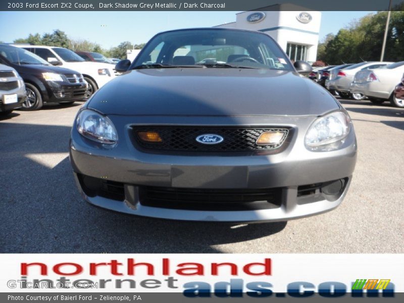 Dark Shadow Grey Metallic / Dark Charcoal 2003 Ford Escort ZX2 Coupe