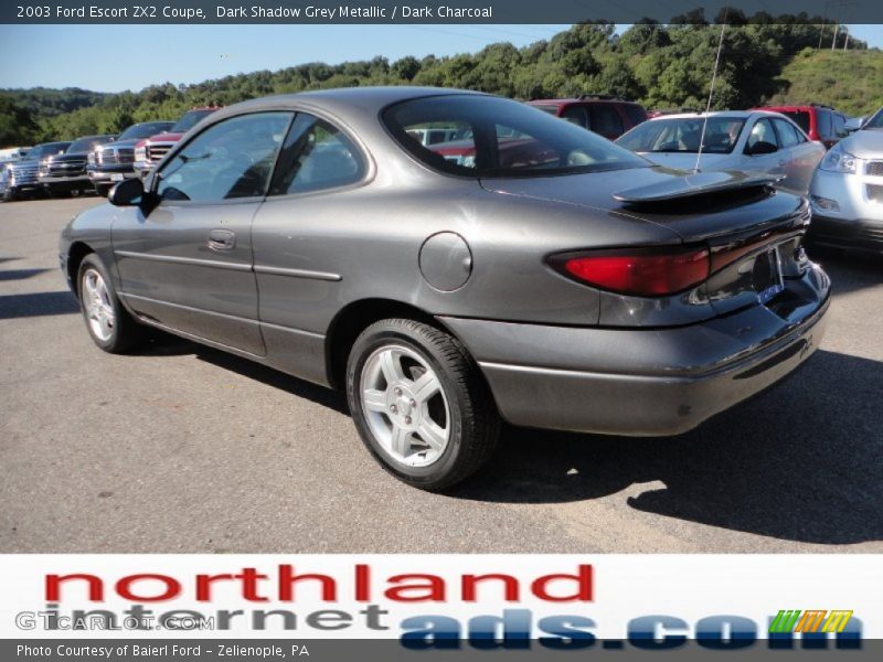 Dark Shadow Grey Metallic / Dark Charcoal 2003 Ford Escort ZX2 Coupe