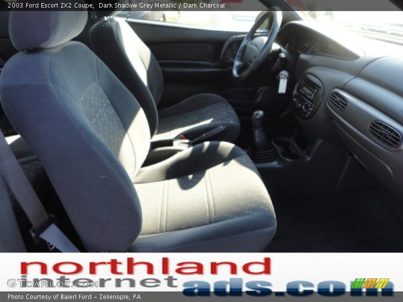 Dark Shadow Grey Metallic / Dark Charcoal 2003 Ford Escort ZX2 Coupe