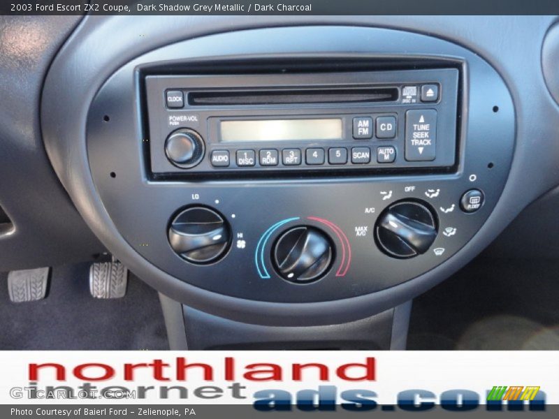 Dark Shadow Grey Metallic / Dark Charcoal 2003 Ford Escort ZX2 Coupe