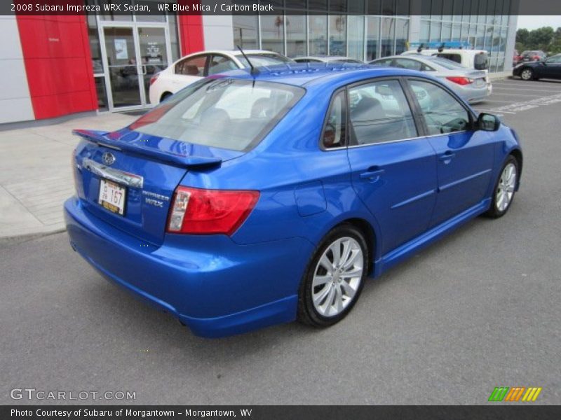 WR Blue Mica / Carbon Black 2008 Subaru Impreza WRX Sedan