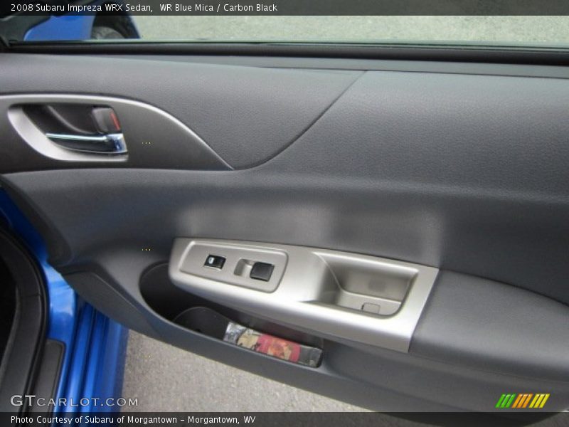 WR Blue Mica / Carbon Black 2008 Subaru Impreza WRX Sedan