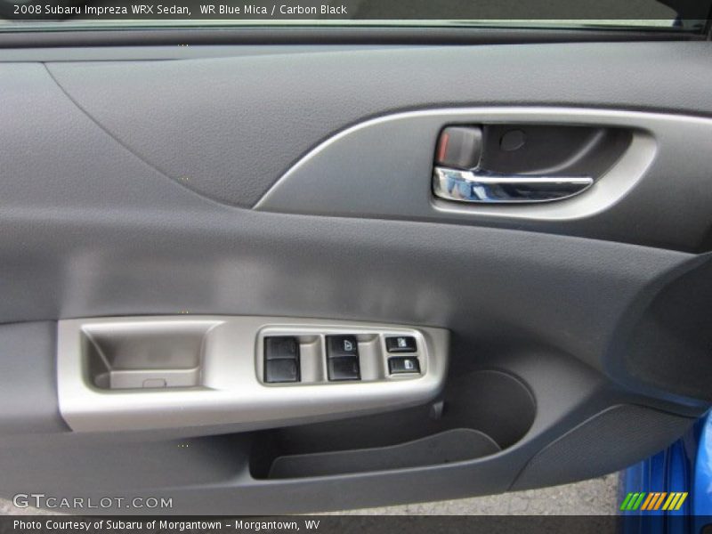 WR Blue Mica / Carbon Black 2008 Subaru Impreza WRX Sedan