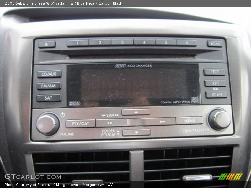 Audio System of 2008 Impreza WRX Sedan