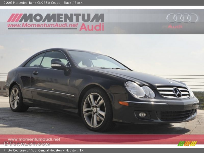 Black / Black 2006 Mercedes-Benz CLK 350 Coupe