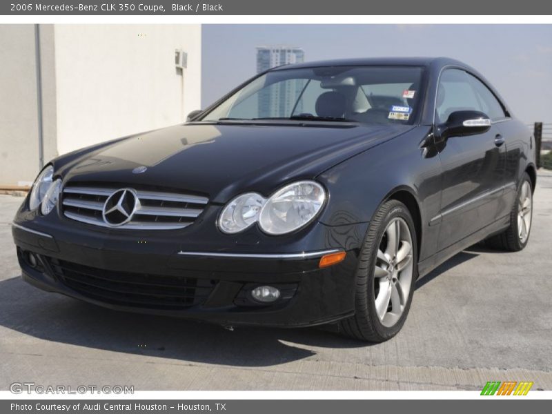 Black / Black 2006 Mercedes-Benz CLK 350 Coupe