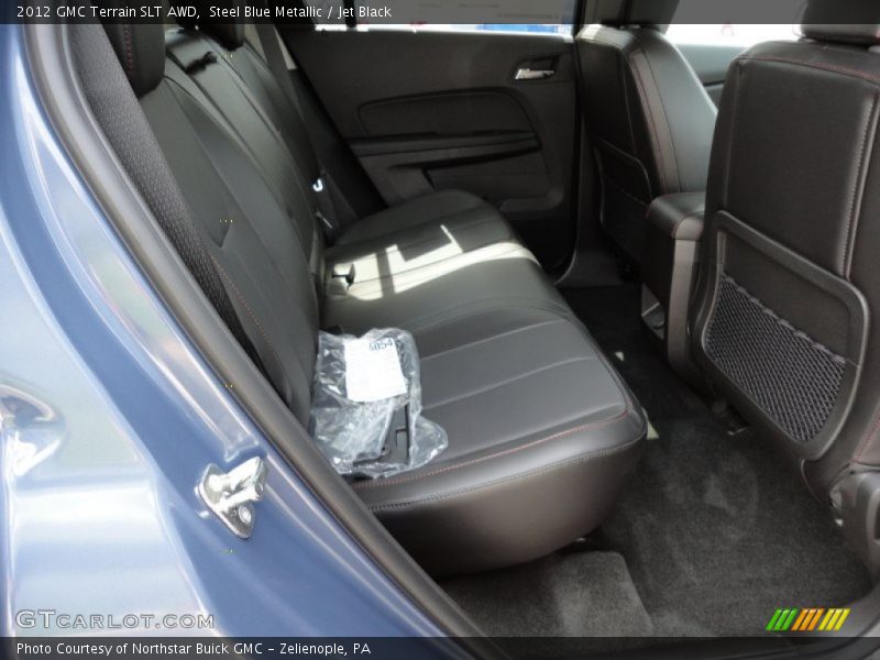 Steel Blue Metallic / Jet Black 2012 GMC Terrain SLT AWD
