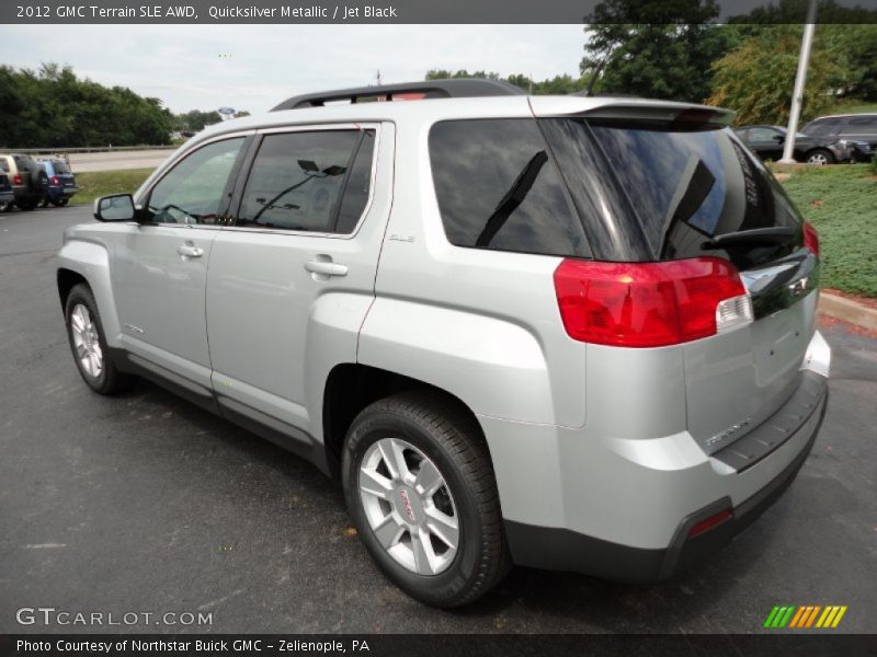 Quicksilver Metallic / Jet Black 2012 GMC Terrain SLE AWD