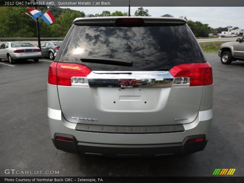 Quicksilver Metallic / Jet Black 2012 GMC Terrain SLE AWD
