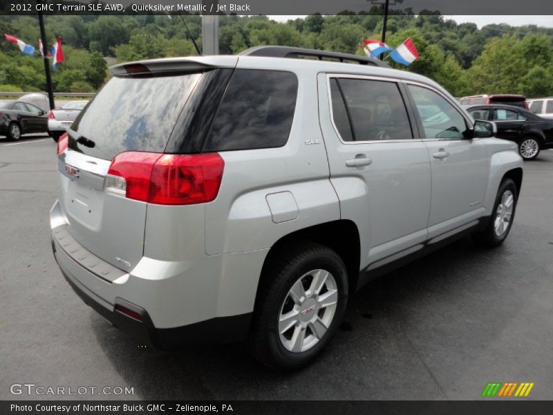Quicksilver Metallic / Jet Black 2012 GMC Terrain SLE AWD