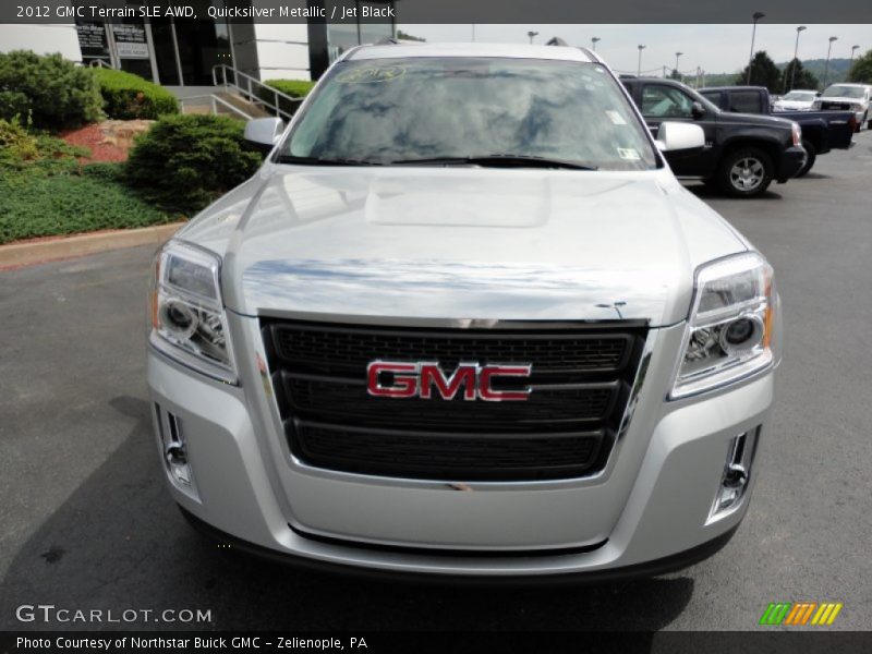 Quicksilver Metallic / Jet Black 2012 GMC Terrain SLE AWD