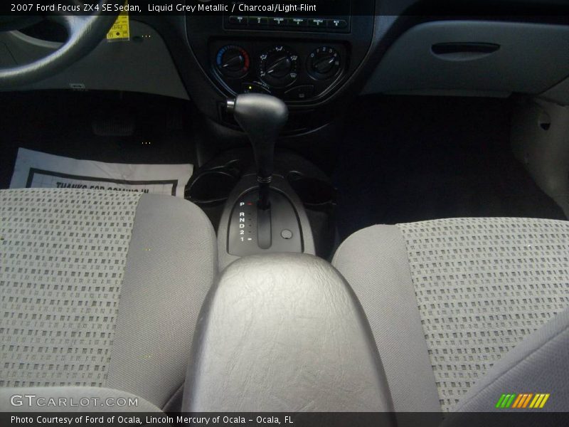 Liquid Grey Metallic / Charcoal/Light Flint 2007 Ford Focus ZX4 SE Sedan