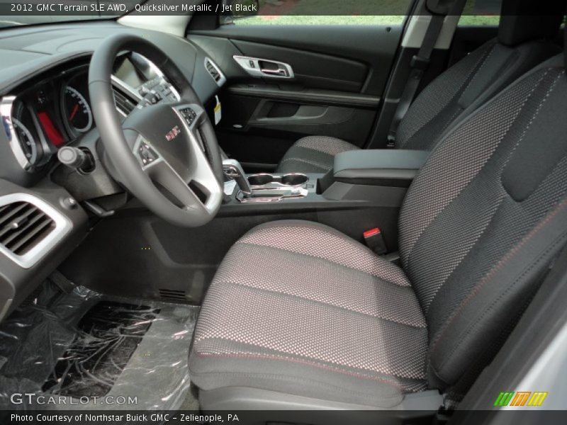 Quicksilver Metallic / Jet Black 2012 GMC Terrain SLE AWD
