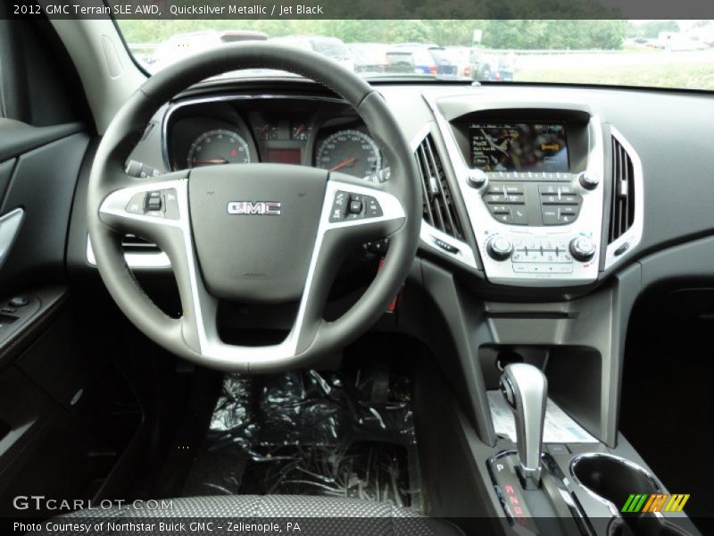 Quicksilver Metallic / Jet Black 2012 GMC Terrain SLE AWD