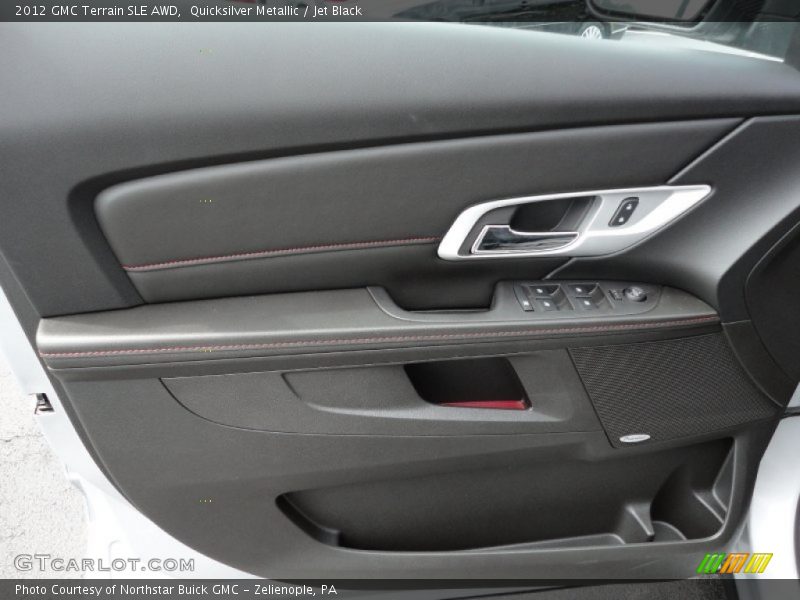 Quicksilver Metallic / Jet Black 2012 GMC Terrain SLE AWD