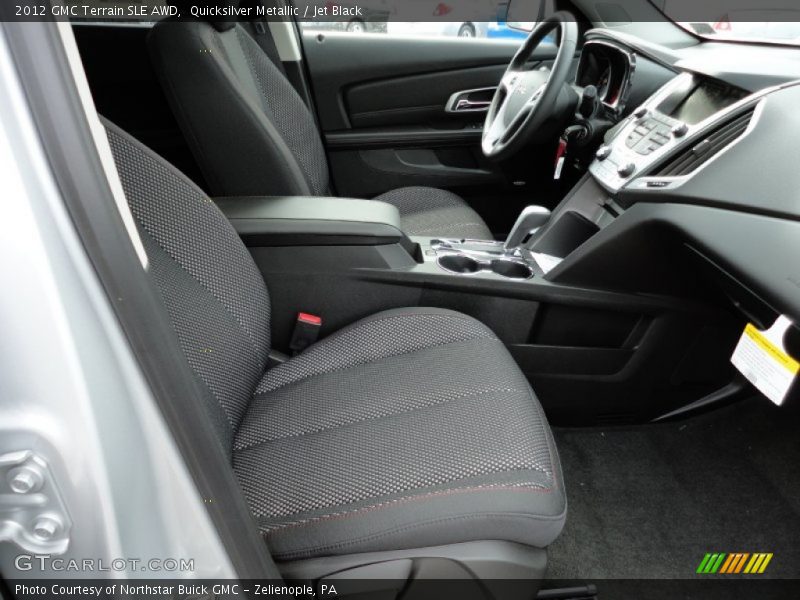 Quicksilver Metallic / Jet Black 2012 GMC Terrain SLE AWD