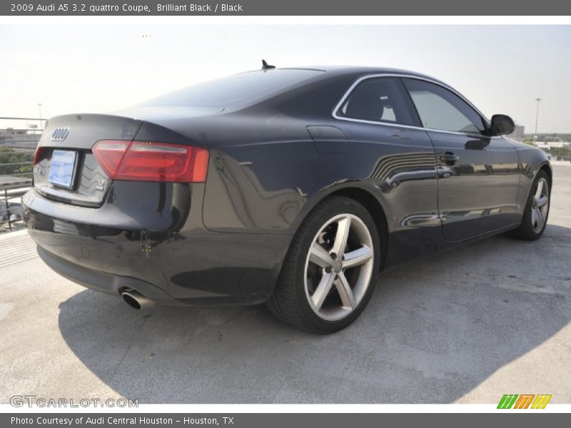 Brilliant Black / Black 2009 Audi A5 3.2 quattro Coupe