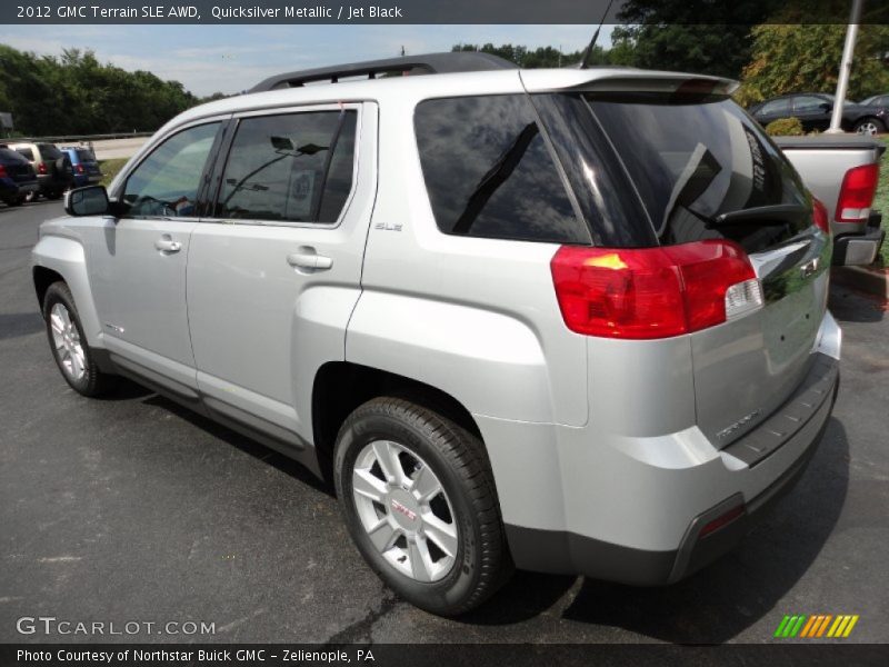 Quicksilver Metallic / Jet Black 2012 GMC Terrain SLE AWD
