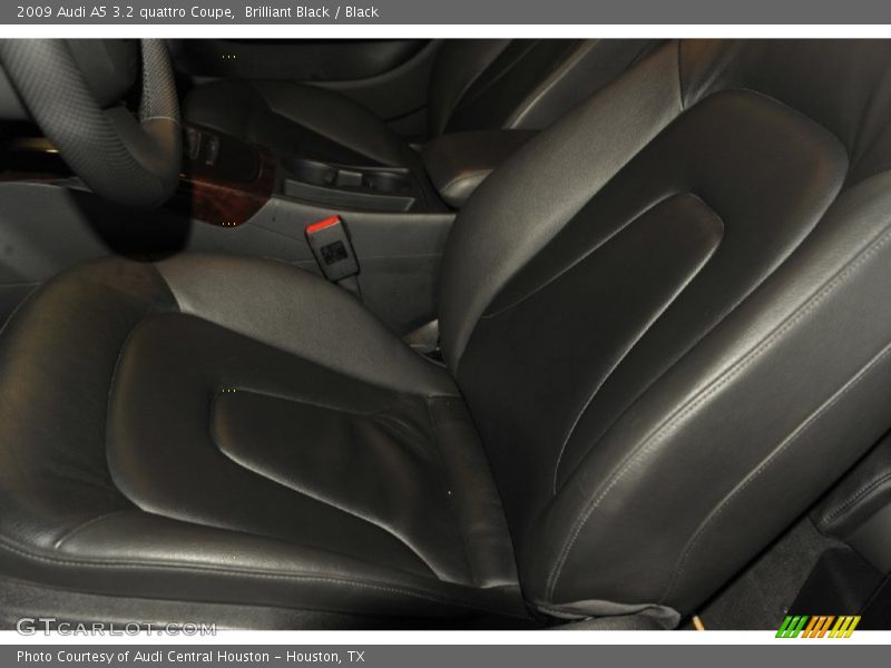 Brilliant Black / Black 2009 Audi A5 3.2 quattro Coupe