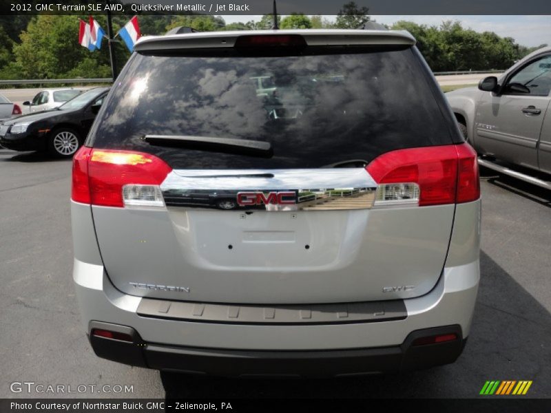 Quicksilver Metallic / Jet Black 2012 GMC Terrain SLE AWD