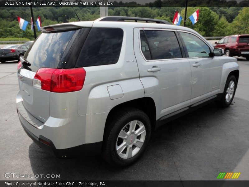 Quicksilver Metallic / Jet Black 2012 GMC Terrain SLE AWD
