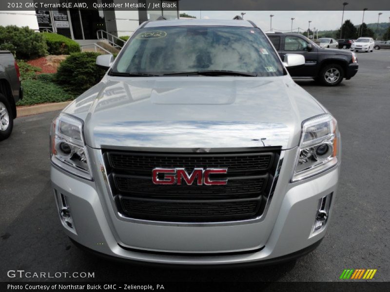Quicksilver Metallic / Jet Black 2012 GMC Terrain SLE AWD