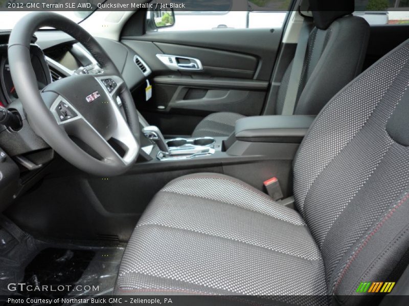 Quicksilver Metallic / Jet Black 2012 GMC Terrain SLE AWD