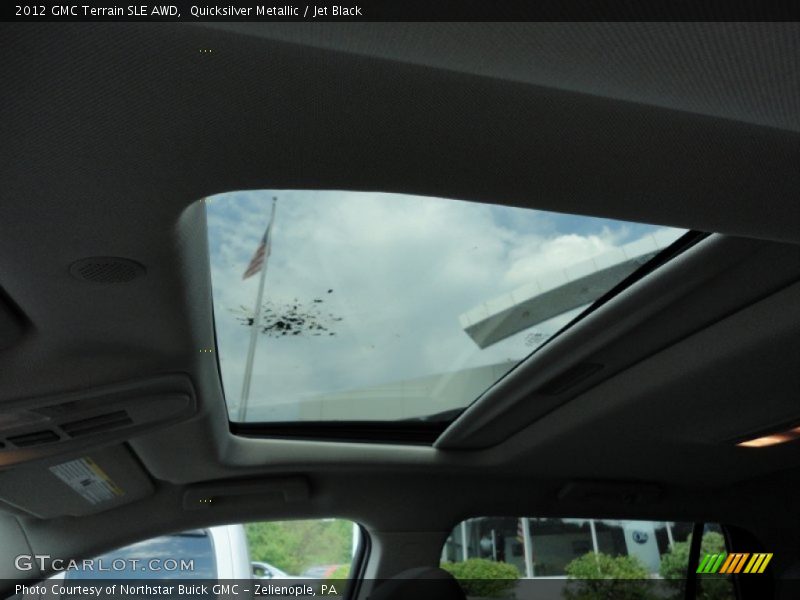 Quicksilver Metallic / Jet Black 2012 GMC Terrain SLE AWD