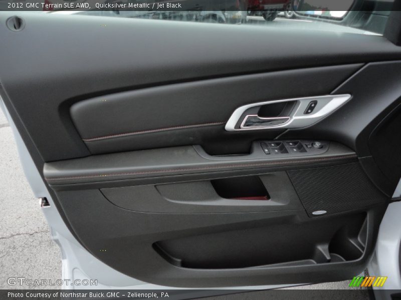 Quicksilver Metallic / Jet Black 2012 GMC Terrain SLE AWD