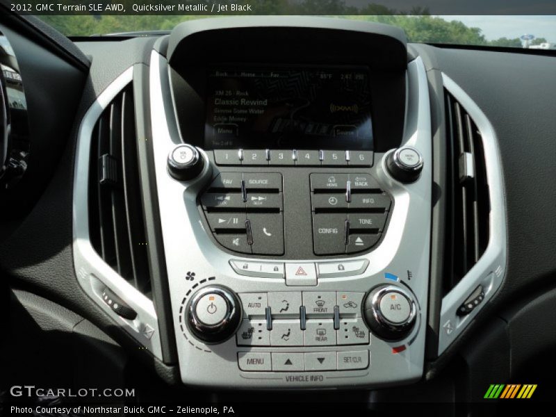 Quicksilver Metallic / Jet Black 2012 GMC Terrain SLE AWD